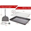 Cookie Sheets Non-stick Baking Sheet Set With Non-stick Jelly Roll Pan;  Rack;  Cookie Scoop;  Spatula (only pick up)