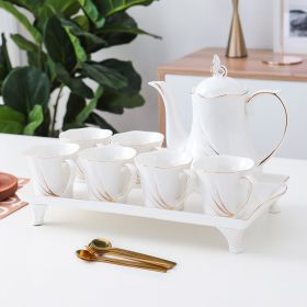 Ceramic Water Set Simple Living Room Water Cup (Option: I)