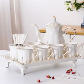 Ceramic Water Set Simple Living Room Water Cup (Option: C)