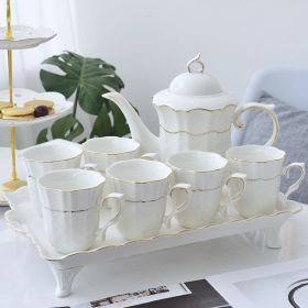 Ceramic Water Set Simple Living Room Water Cup (Option: A)