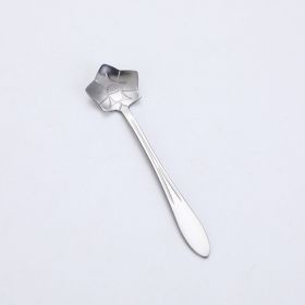 Stainless Steel Cherry Blossom Spoon (Option: Platycodon Grandiflorum)