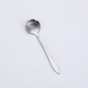 Stainless Steel Cherry Blossom Spoon (Option: Rose)