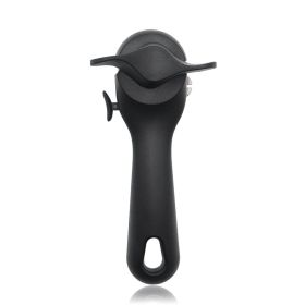 Kitchen Household Multifunctional Stainless Steel Bottle Opener (Option: Black can opener)