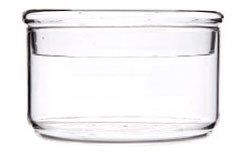 Glass Overlapping Preservation Salad Bowl (Option: Bowl Glass Flat Lid)
