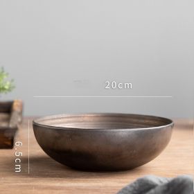 Chinese Retro Household Tableware Set Dishes (Option: Camel)