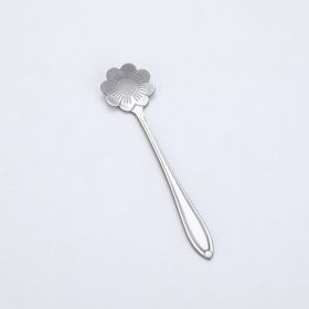 Stainless Steel Cherry Blossom Spoon (Option: Calliopsis)